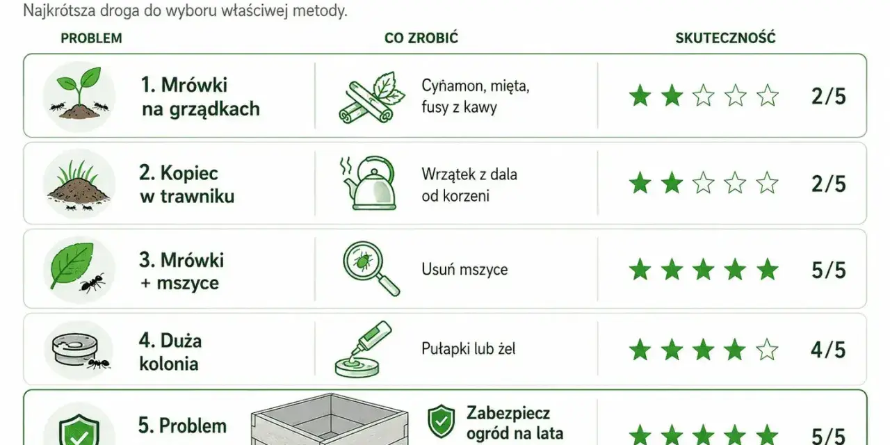 Domowe sposoby na mrówki w ogrodzie: od cynamonu po pułapki. Sprawdź, co działa najlepiej!