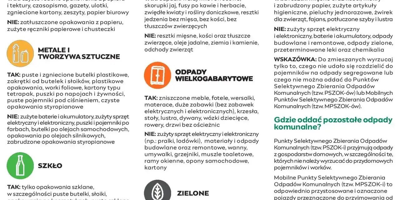 W czym wyrzucać odpady bio: resztki warzyw, owoców, fusy, skorupki jaj. Unikaj resztek mięsa i kości.