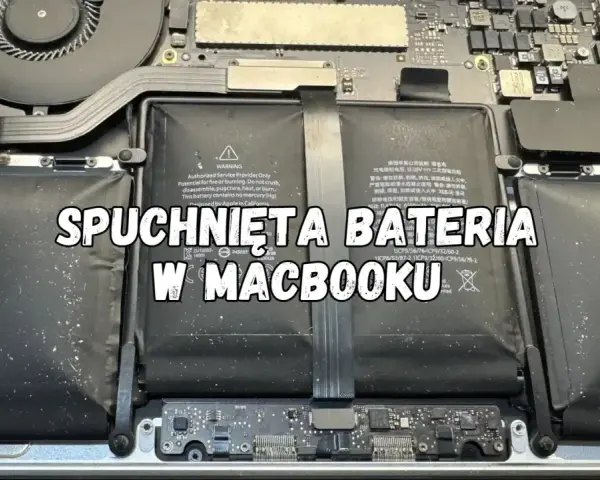 Spuchnięta bateria w MacBooku. Dowiedz się, gdzie wyrzucić spuchniętą baterię, aby zrobić to bezpiecznie.