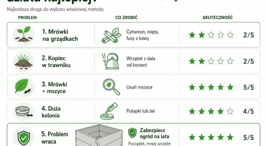 Domowe sposoby na mrówki w ogrodzie: od cynamonu po pułapki. Sprawdź, co działa najlepiej!